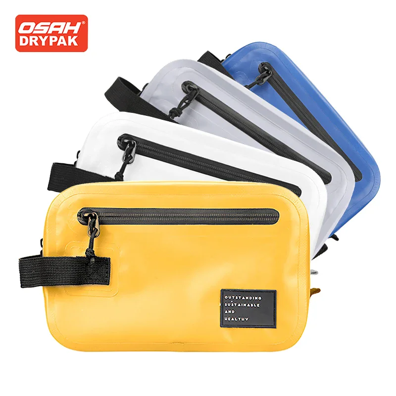 OSAH 2L Motorradtasche Reiten Tragbare Aufbewahrung Hang Pack Anti-Spritzwasser Schnelltrocknendes Material Outdoor Strand Kosmetikausrüstungstasche Image