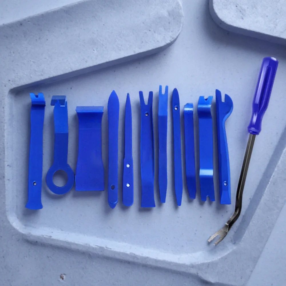 12Pcs Auto Hand Werkzeuge Innen Kunststoff Trim Panels Dashboard Entfernung Reparatur Werkzeug Sets für Auto DIY Image