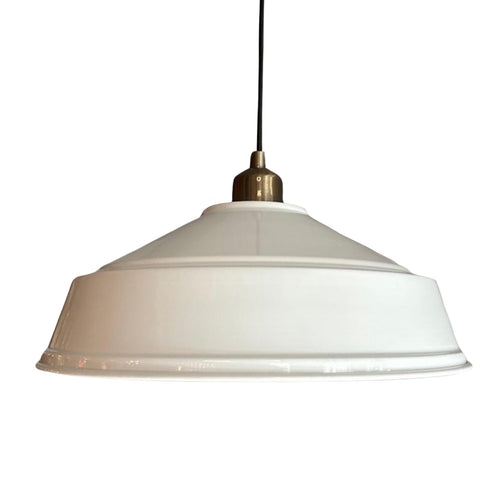 Bamyum Asletl Vintage Metall Weiß Pendelleuchte Image