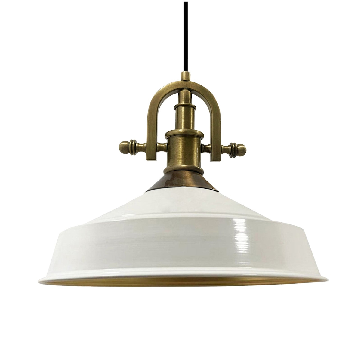 Bamyum Industrial Weiß Esstischlampe Pendelleuchte Image
