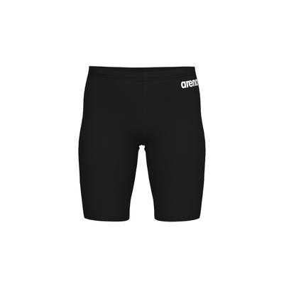 Badehose ARENA "BOY'S TEAM SWIM JAMMER SOLID für Jungs", Jungen, Gr. 164, N-Gr, schwarz-weiß (schwarz, weiß), Obermaterial: 100% Polyester, sportlich, Badehosen Image