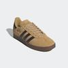 Sneaker ADIDAS ORIGINALS "GAZELLE", Gr. 42, golden beige, schwarz braun, gold metallic, Leder, Synthetik, sportlich, Schuhe