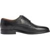 Schnürschuh TOMMY HILFIGER "HILFIGER THUNIT LTH SHOE", Herren, Gr. 41, schwarz, Leder, unifarben, klassisch, Schuhe, Blockabsatz, Businessschuh, Abendschuh in edlem Used Look