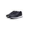 Sneaker TOMMY HILFIGER "NEW RUNNER EVA LTH ESS", Herren, Gr. 42, blau (dunkelblau), Leder, Lederimitat, sportlich, Schuhe, Freizeitschuh, Halbschuh, Schnürer mit sportiver Lochung