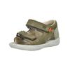 Sandale PEPINO "Pepino Sandalen Leder/Textil", Kinder, Gr. 23, grün, Leder, Textil, casual, Schuhe