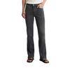 5-Pocket-Jeans MARC O'POLO "KIRUNA", Damen, Gr. 26, Länge 32, grau (dunkelgrau wash), Denim/Jeans, Obermaterial: 90% Baumwolle, 9% Polyester, 1% Elasthan, casual, Jeans, flared aus Organic-Cotton-Mix-Stretch