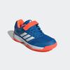 Hallenschuh ADIDAS PERFORMANCE "SPEEDCOURT INDOOR KIDS E", Gr. 36, bright royal, cloud weiß, team solar orange, Textil, Synthetik, sportlich, Schuhe, geeignet für jeden Hallensport