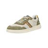 Sneaker MUSTANG SHOES "Mustang Shoes Sneaker Lederimitat", Herren, Gr. 46, grün (khaki), Lederimitat, casual, Schuhe