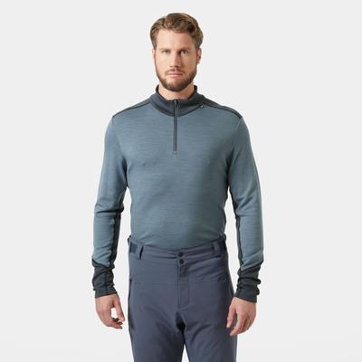 Helly Hansen Herren Lifa Merino Midweight Hoodie Mit Halbreißverschluss L Image