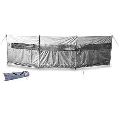 Enva Camping Windschutz mit Sichtfenster - inkl. 4 Stangen - 500x145cm [Hersteller-Nr. 40985488] Image