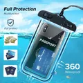 Custodia impermeabile per telefono Borsa impermeabile per nuoto Custodia protettiva universale per telefono subacqueo Custodia fotovoltaica per iPhone 15 Pro Xs Max XR X