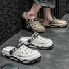 Sommer Männer Sandalen Licht EVA männer Casual Schuhe Loch Schuhe Clogs Liebhaber Hause Garten Im Freien Männlichen Strand Flache Hausschuhe große Größe