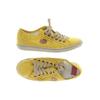 Rieker Damen Sneakers, Gr. 36, gelb, Leder
