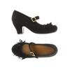 Chie Mihara Damen Pumps, Gr. 36, schwarz, Leder