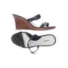 Bronx Damen Sandale, Gr. 39, schwarz, Leder
