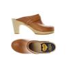 Swedish hasbeens Damen Sandale, Gr. 37, orange, kein Etikett