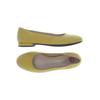 Ecco Damen Ballerinas, Gr. 36, gelb, Leder