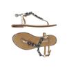 Salamander Damen Sandale, Gr. 36, gold, Leder