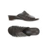 Marc Shoes Damen Sandale, Gr. 38, schwarz, Leder