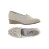 Semler Damen Halbschuh, Gr. 3.5, beige, Leder