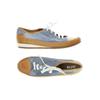 Ara Damen Halbschuh, Gr. 41.5, blau, Leder