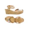 Swedish hasbeens Damen Sandale, Gr. 40, braun, kein Etikett