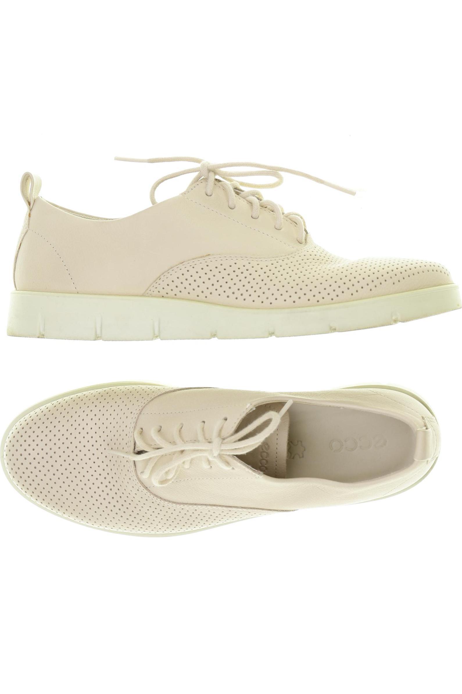 Ecco Damen Halbschuh, Gr. 39, beige, Leder Image