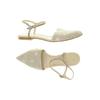 Paco Gil Damen Sandale, Gr. 37.5, beige, kein Etikett