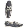 Sebago Damen Halbschuh, Gr. 38.5, blau, Leder