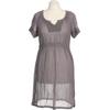 BON A Parte Damen Kleid, Gr. 34, grau, kein Etikett