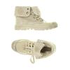 Palladium Damen Stiefelette, Gr. 39.5, beige, Leder