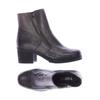 Heine Damen Stiefelette, Gr. 36, grau, Leder