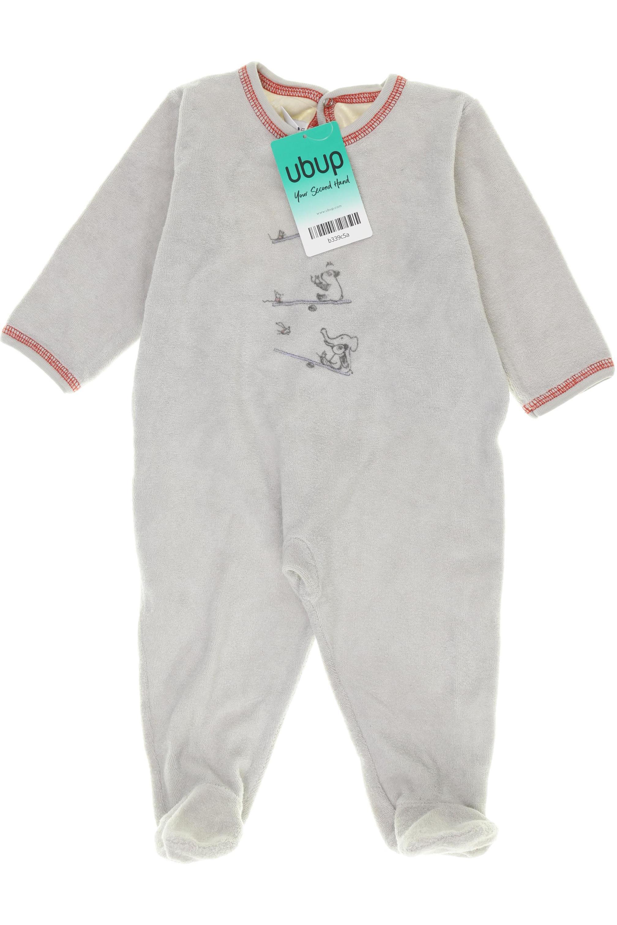 Petit Bateau Jungen Strampler, Gr. 74, grau, Baumwolle, Synthetik Image