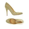 Buffalo London Damen Pumps, Gr. 41, gelb, Leder