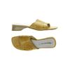 Tamaris Damen Sandale, Gr. 41, gelb, Leder