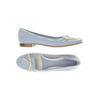 Unisa Damen Halbschuh, Gr. 39, blau, Leder