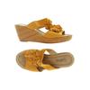 Gabor Damen Sandale, Gr. 4.5, orange, Leder