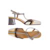 Chie Mihara Damen Sandale, Gr. 42, mehrfarbig, Leder