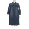 Tom Tailor Damen Kleid, Gr. 40, blau, kein Etikett