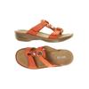 Ara Damen Sandale, Gr. 38, orange, Leder