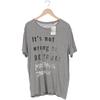 Mustang Herren T-Shirt, Gr. 54, grau, Baumwolle, Viskose