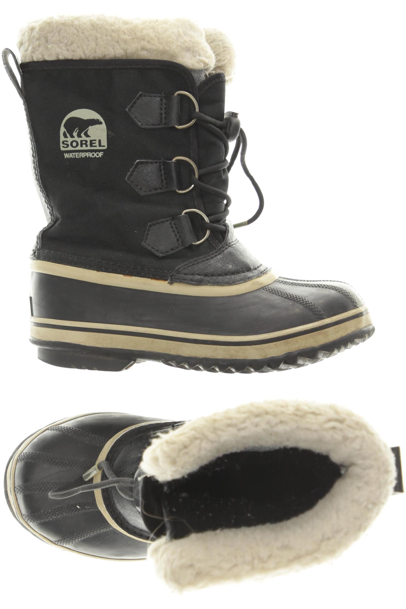 Sorel Jungen Kinderschuhe, Gr. 33, schwarz, Kunstleder Image