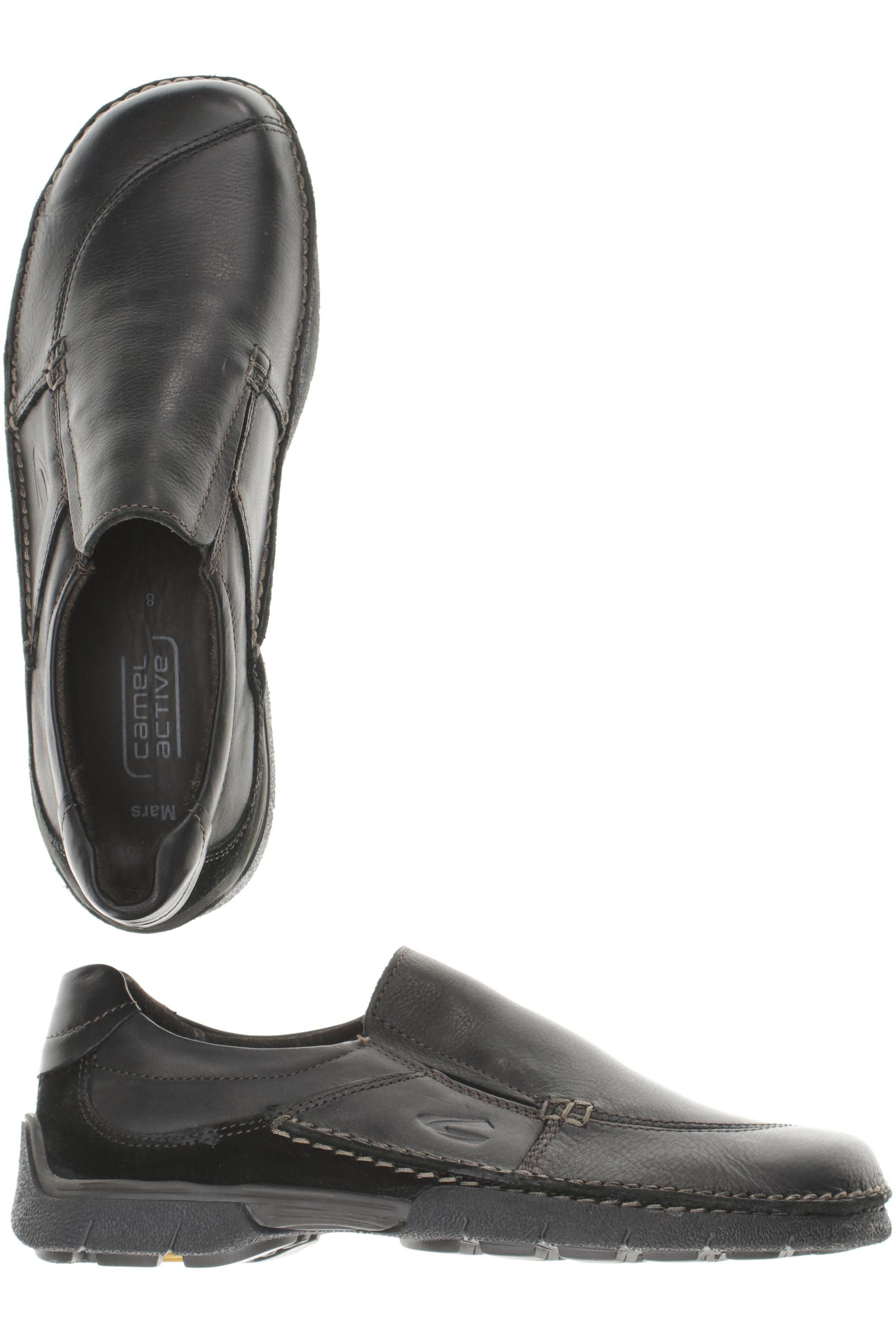 camel active Herren Halbschuh, Gr. 8, schwarz, Leder, Wildleder Image