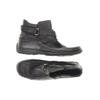 camel active Damen Stiefelette, Gr. 40, schwarz, Leder
