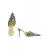 Miss Sixty Damen Pumps, Gr. 39, blau, Leder