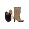 Marc Shoes Damen Stiefel, Gr. 39, beige, Leder