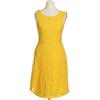 Only Damen Kleid, Gr. 34, gelb, Baumwolle, Synthetik
