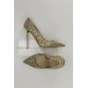 Buffalo London Damen Pumps, Gr. 37, gelb, Kunstleder