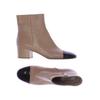 Gianvito Rossi Damen Stiefelette, Gr. 38.5, beige, Leder
