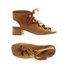 Chie Mihara Damen Sandale, Gr. 36, orange, Leder